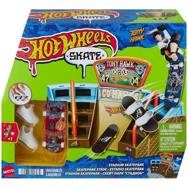 HOTWHEELS SKATES SKATEPARK ASSSORTED PLAYSET