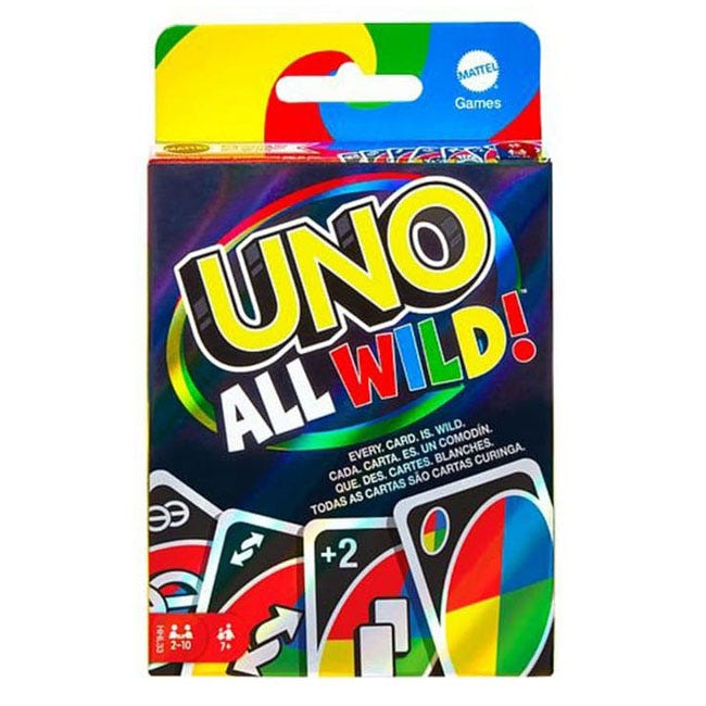 MATTEL UNO - ALL WILD CARD GAME
