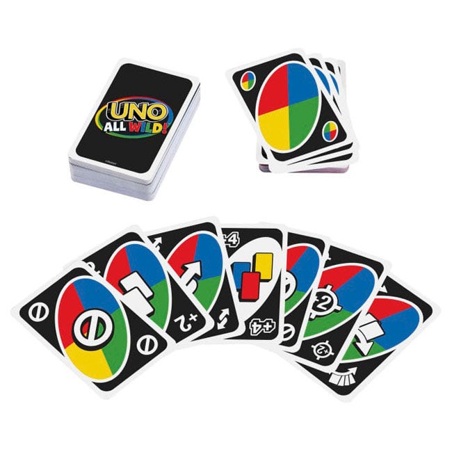 MATTEL UNO - ALL WILD CARD GAME
