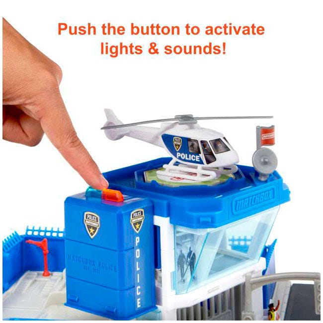 MATCHBOX ACTION DRIVERS POLICE STATION PLAYSET