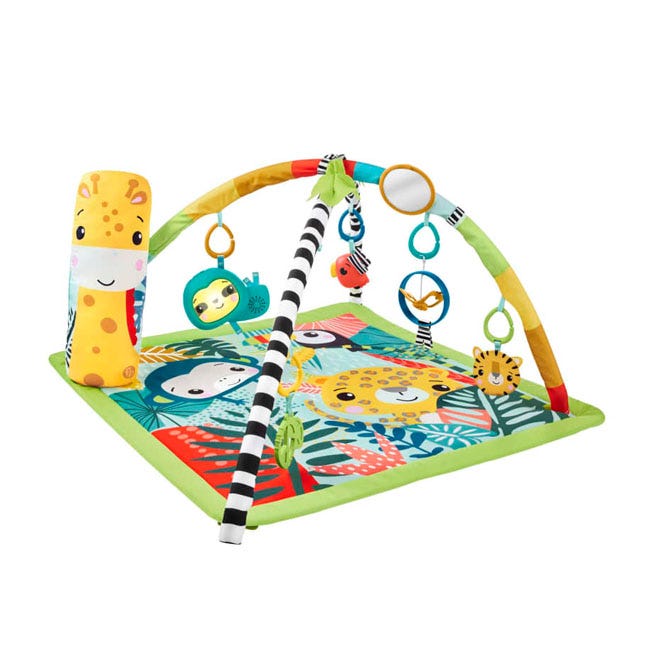 FISHER PRICE 3 IN 1 RAINFOREST SENSORY GYM