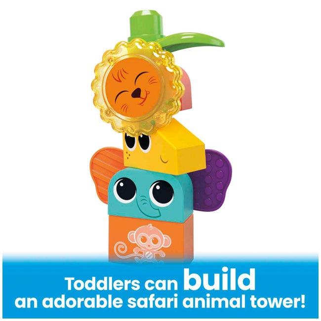 MEGA BLOKS ROCK AND RATTLE SAFARI