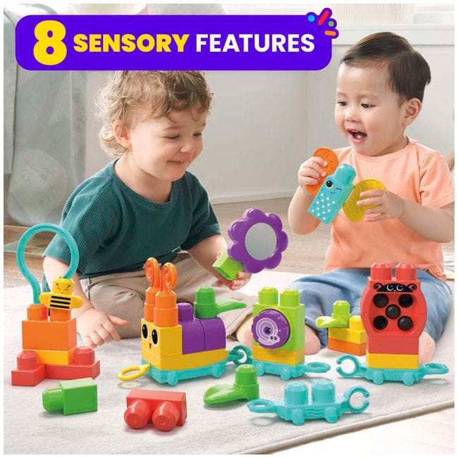 MEGA BLOKS MOVE N GROOVE CATERPILLAR