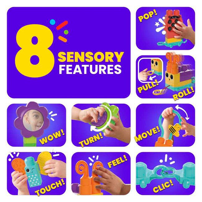 MEGA BLOKS MOVE N GROOVE CATERPILLAR