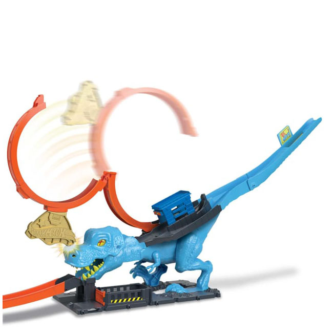 HOT WHEELS CITY T-REX LOOP AND STUNT PLAYSET