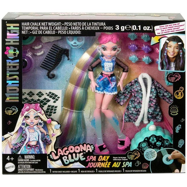 MONSTER HIGH LAGOONA BLUE SPA DAY PLAYSET
