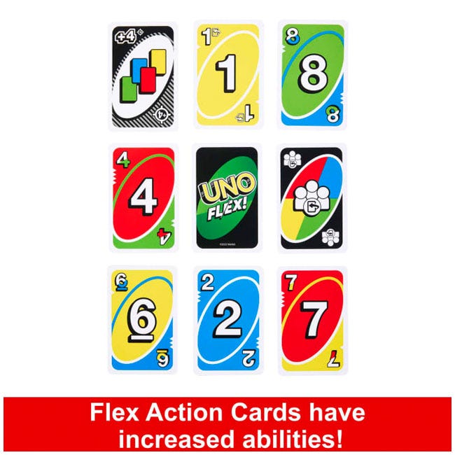 MATTEL UNO - FLEX CARD GAME