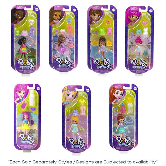 POLLY POCKET SMALL FASHION PACK ASSTORTED