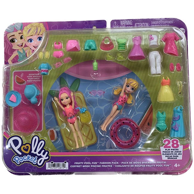 POLLY POCKET LARGE FASHION PACK ASSORTED