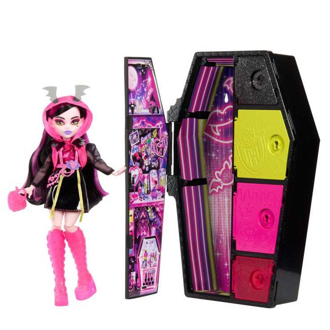 MONSTER HIGH DRACULAURA SKULLTIMATES SECRETS NEON FRIGHTS