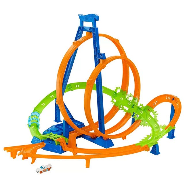 HOTWHEELS EPIC CRASH DASH TRACK SET