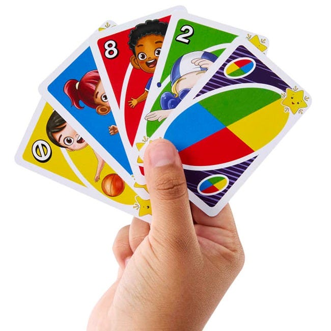 MATTEL UNO - JUNIOR MOVE CARD GAME