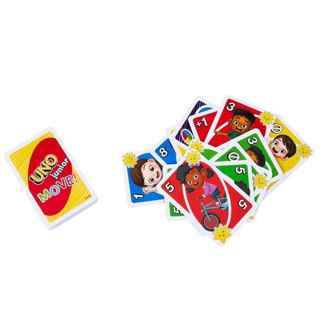 MATTEL UNO - JUNIOR MOVE CARD GAME