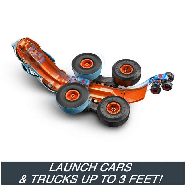 HOTWHEELS MONSTER TRUCKS TRANSFORMING RHINOMITE RC