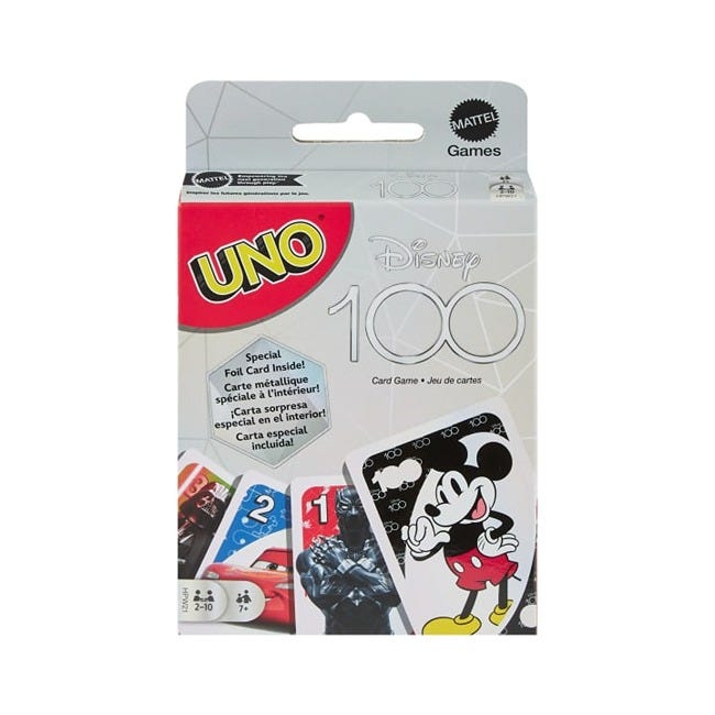 MATTEL UNO - DISNEY 100 CARD GAME