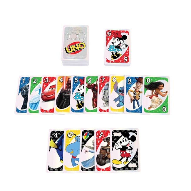 MATTEL UNO - DISNEY 100 CARD GAME