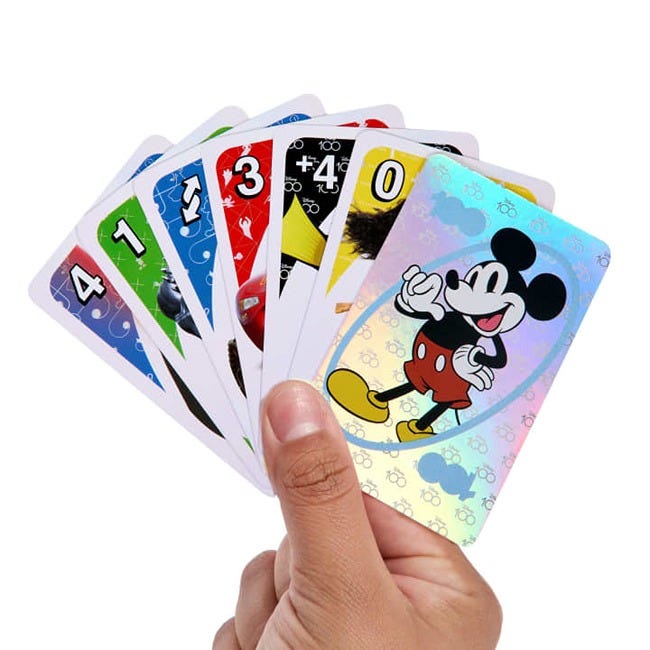 MATTEL UNO - DISNEY 100 CARD GAME