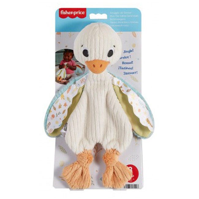FISHER PRICE SNUGGLE UP GOOSE BABY SENSORY TOY