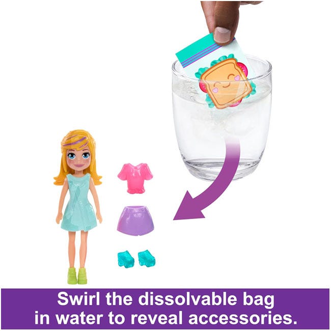 POLLY POCKET LIL STYLES TRAVEL TOY COLLECTION AND PLAYSET