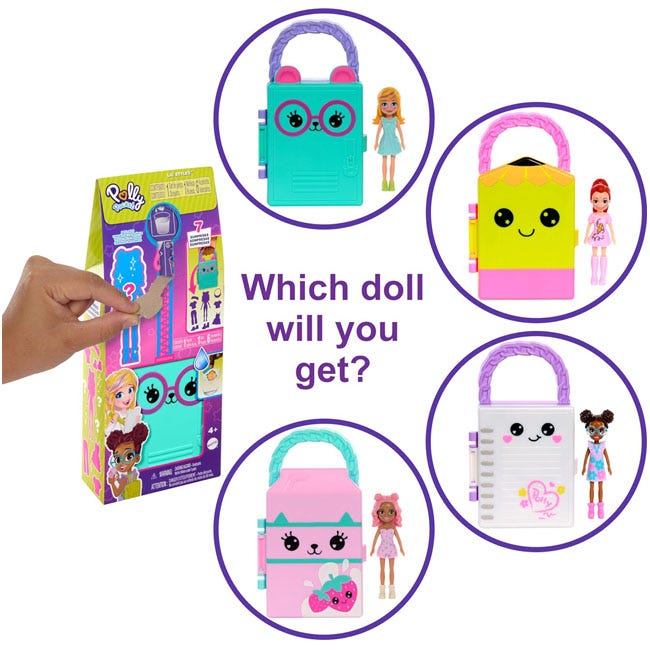 POLLY POCKET LIL STYLES TRAVEL TOY COLLECTION AND PLAYSET