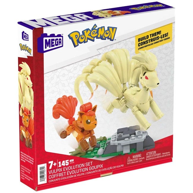 MEGA POKEMON VULPIX EVOLUTION SET