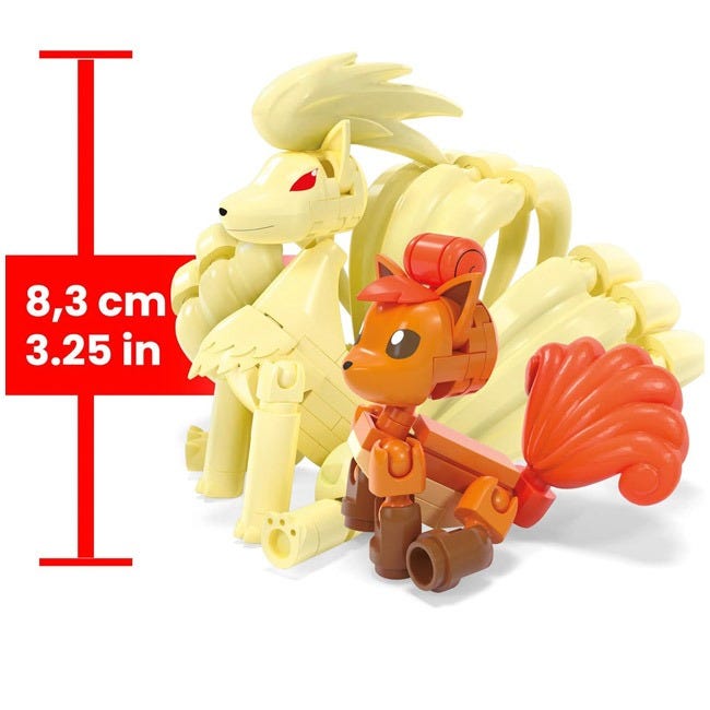 MEGA POKEMON VULPIX EVOLUTION SET