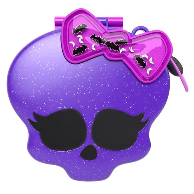 POLLY POCKET MONSTER HIGH COMPACT WITH DOLLS PLAYSET