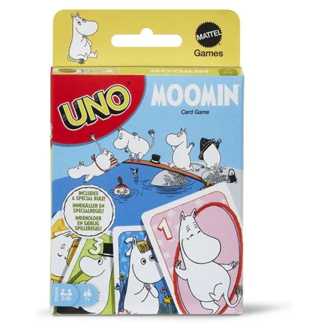 MATTEL UNO - MOOMIN CARD GAME