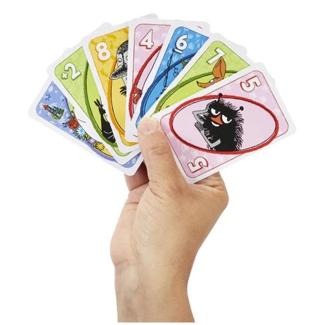 MATTEL UNO - MOOMIN CARD GAME