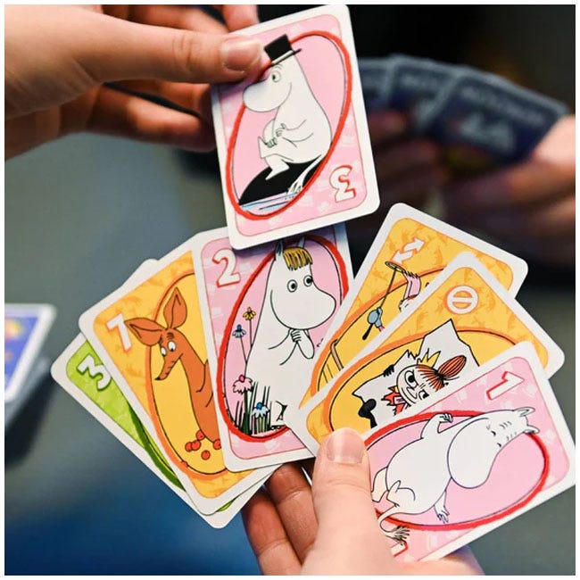 MATTEL UNO - MOOMIN CARD GAME
