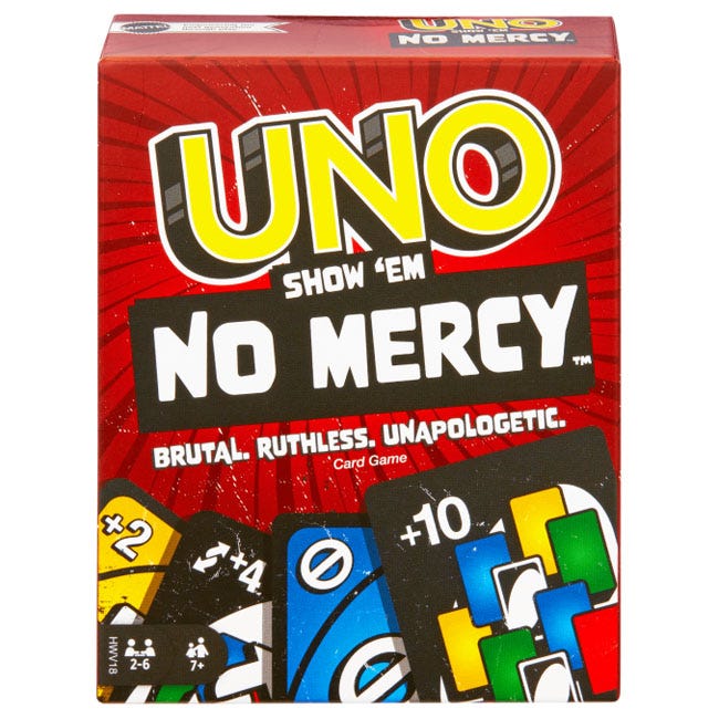 MATTEL UNO - SHOW EM NO MERCY CARD GAME