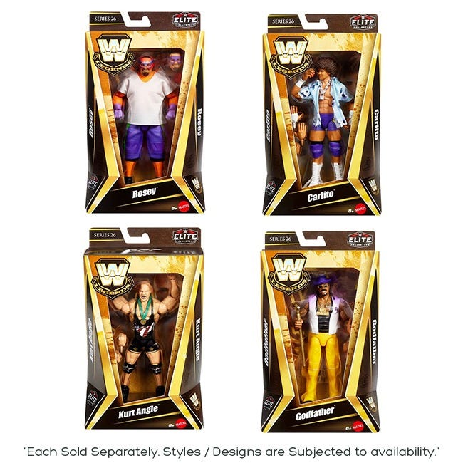 WWE ELITE FIGURES ASSORTED LEGENDS SERIES
