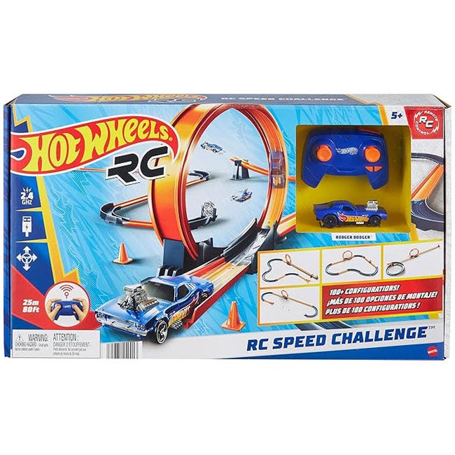 HOT WHEELS 1:64 REMOTE CONTROL SPEED CHALLENGE TRACK SET