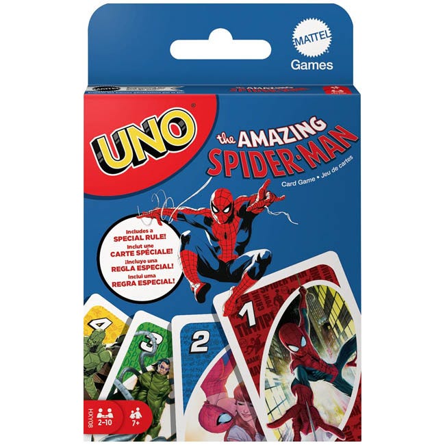 MATTEL UNO - THE AMAZING SPIDER MAN CARD GAME