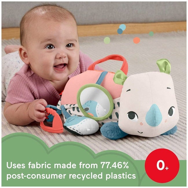 FISHER PRICE NEWBORN PLANET FRIENDS TUMMY TIME PLUSH