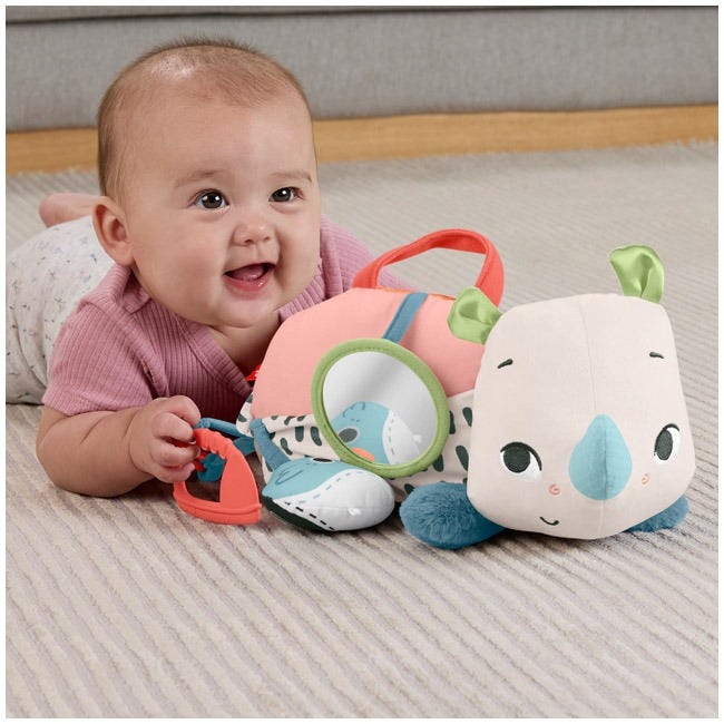 FISHER PRICE NEWBORN PLANET FRIENDS TUMMY TIME PLUSH