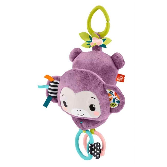 FISHER PRICE PURPLE MONKEY SENSORY PLUSH