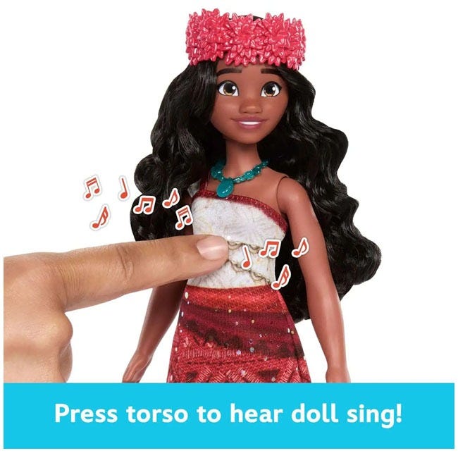 DISNEY PRINCESS MOANA 2 MOANA SINGING ADVENTURE DOLL