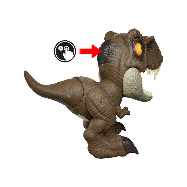 JURASSIC WORLD ROAR COMMAND TYRANNOSAURUS REX DINOSAUR FIGUR