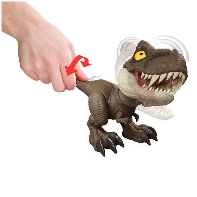 JURASSIC WORLD ROAR COMMAND TYRANNOSAURUS REX DINOSAUR FIGUR