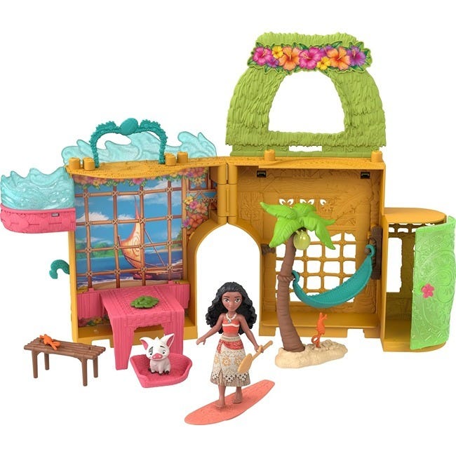 DISNEY PRINCESS MOANA STORY TIME STACKERS DOLLHOUSE