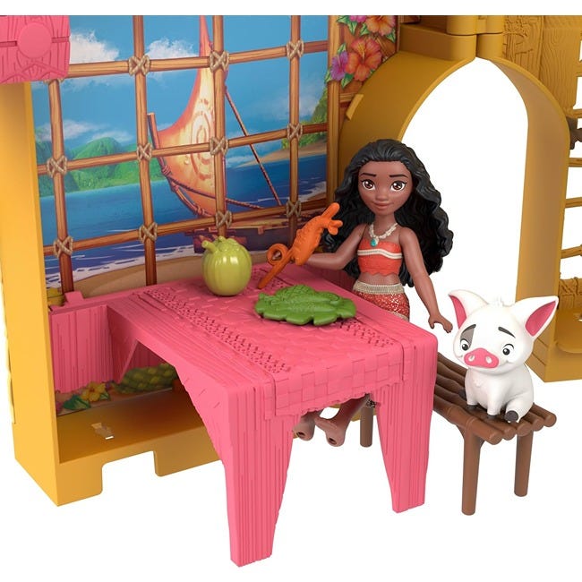 DISNEY PRINCESS MOANA STORY TIME STACKERS DOLLHOUSE