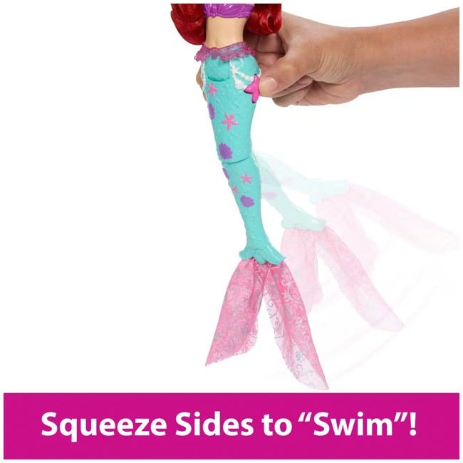 DISNEY PRINCESS ARIEL WITH OCEAN ANIMAL FRIENDS FASHION DOLL