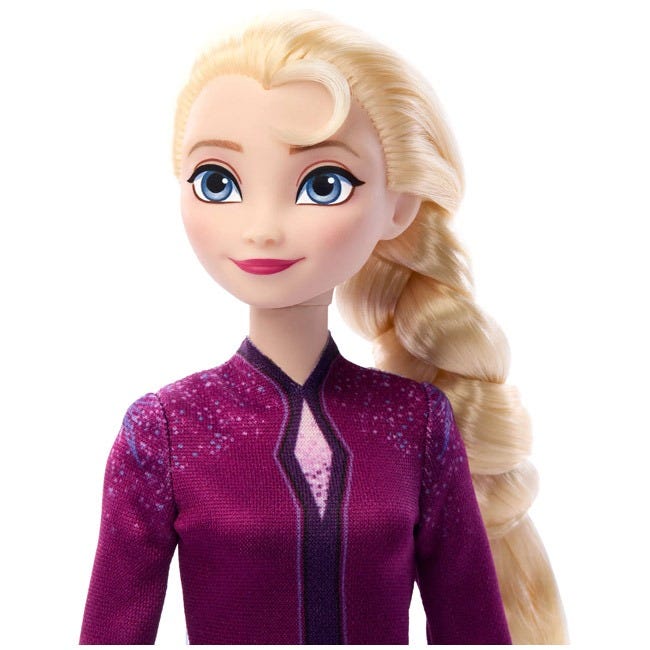 DISNEY FROZEN ELSA AND BEAR CUB FASHION DOLL