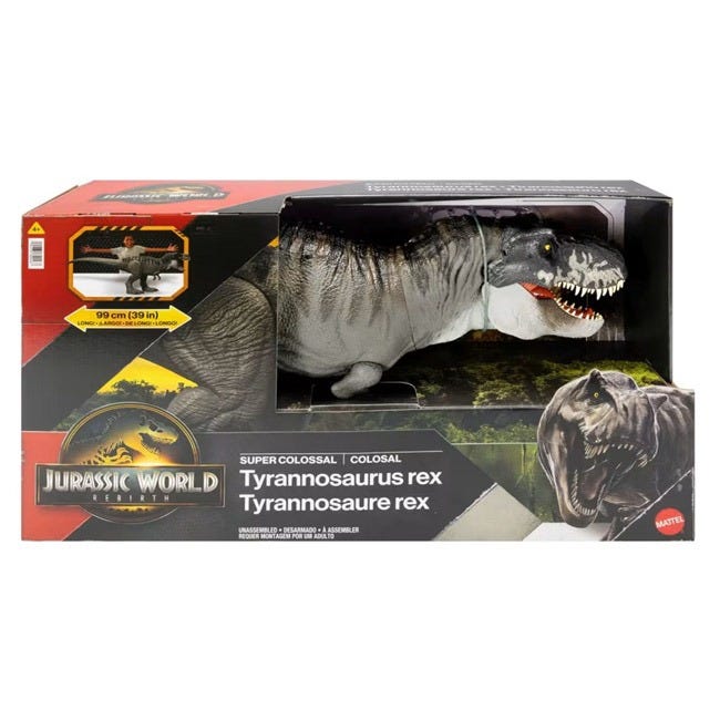 JURASSIC WORLD SUPER COLOSSAL T REX