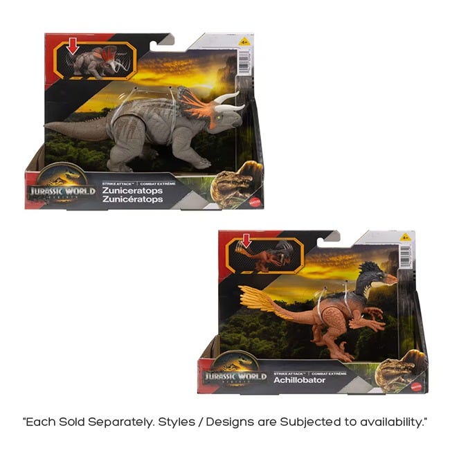 JURASSIC WORLD STRIKE ATTACK ASSORTMENT