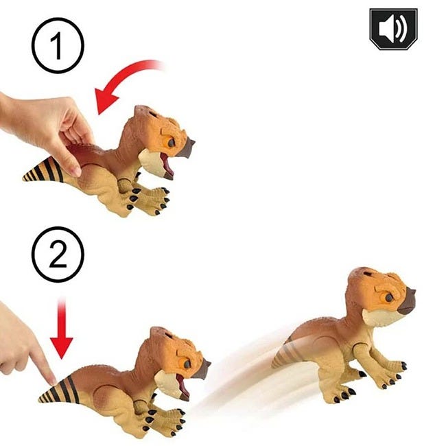 JURASSIC WORLD REBIRTH PRIMAL PROTECTOR INTERACTIVE DINOSAUR