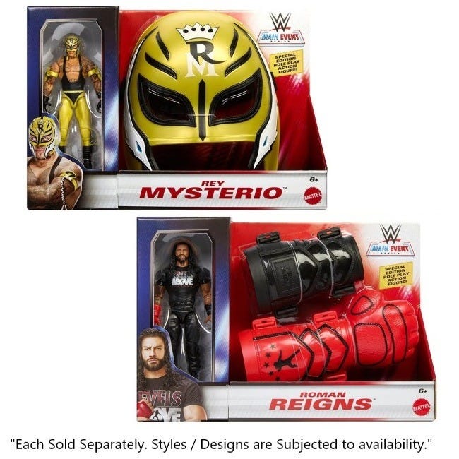 WWE MAIN EVENT SERIES ACTION FIGURE AND ROLE PLAY SET