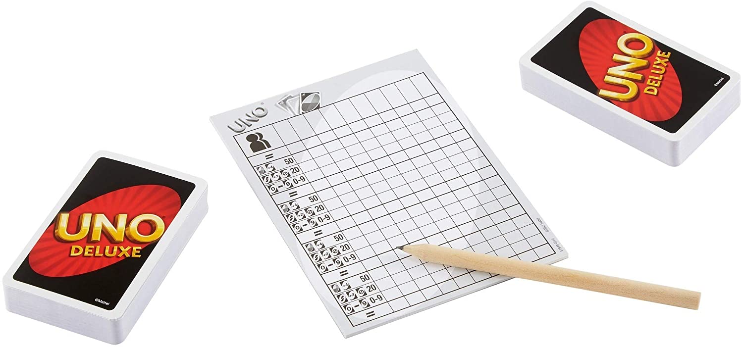 MATTEL UNO - DELUXE CARD GAME