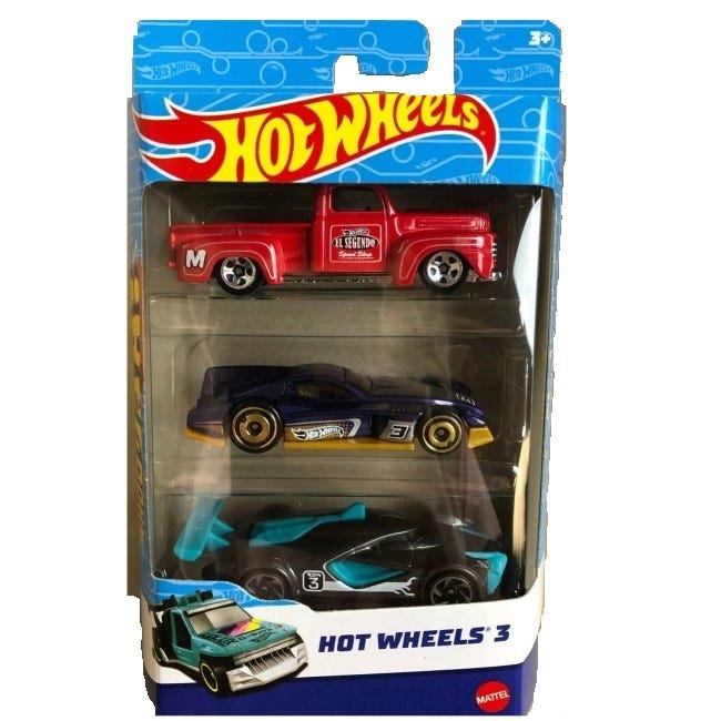 HOT WHEELS BASIC 3 CARS PACK